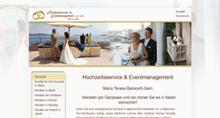 Desktop Screenshot of hochzeitsservice-linke.de